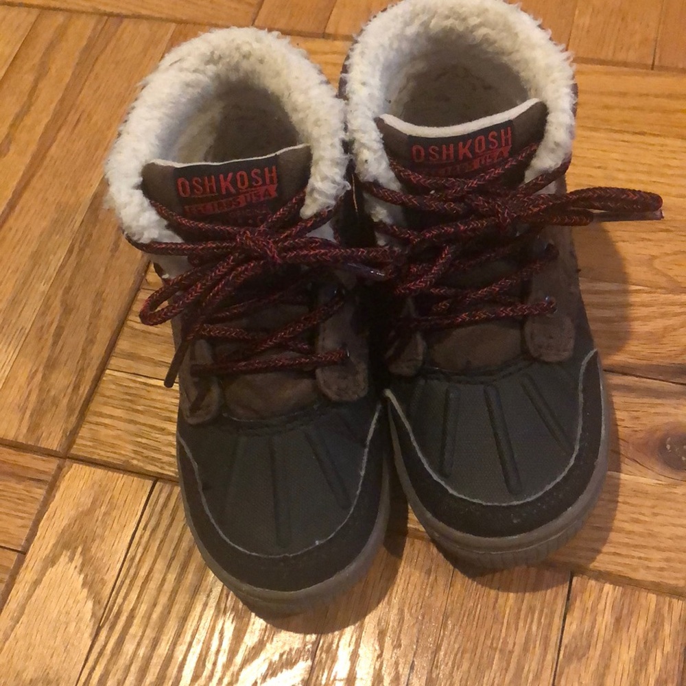 Winter boots faux fur lining